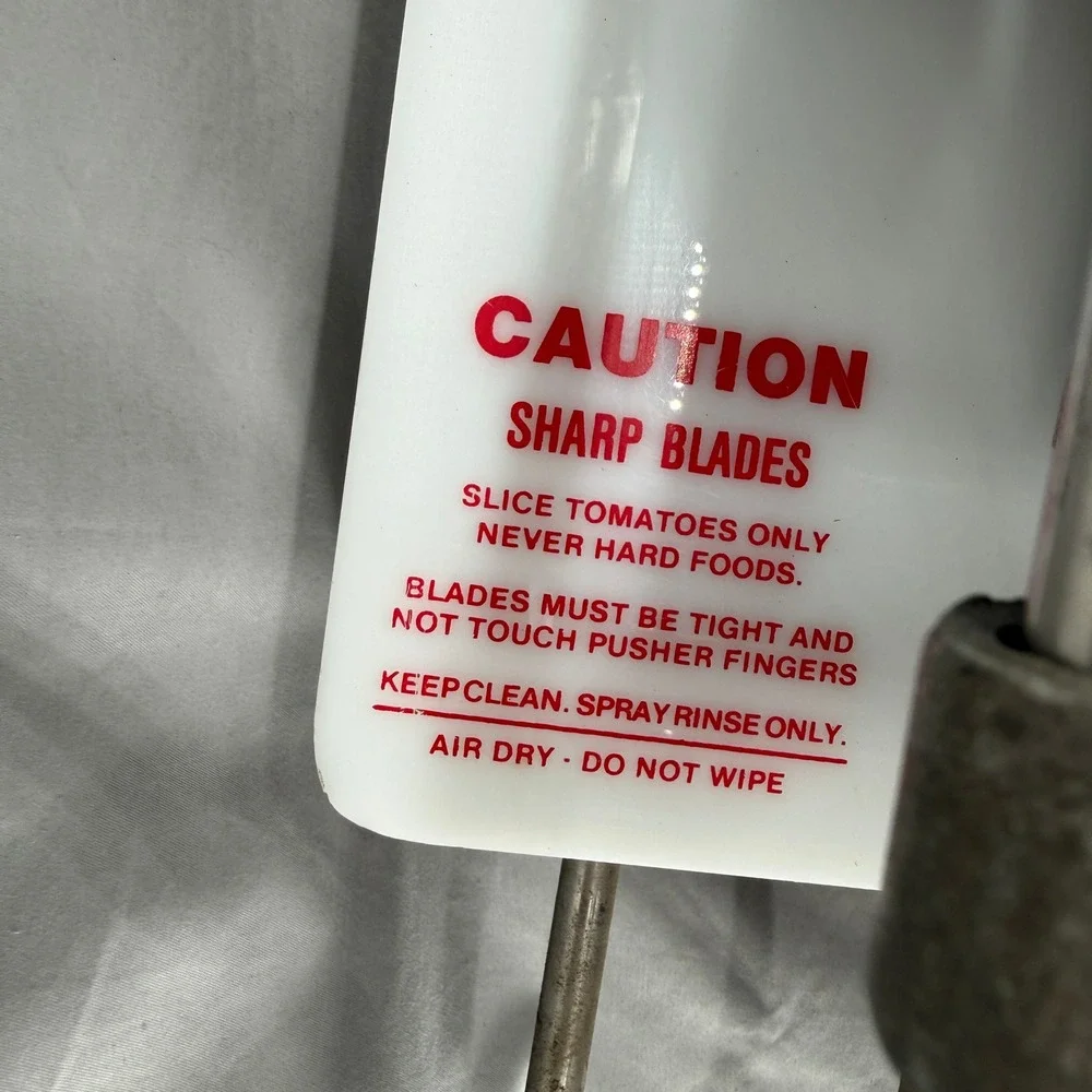 Redco Alco Tomato Pro IV Commercial 3/16 Straight Cut Vollrath